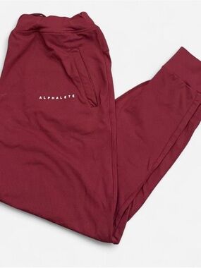 Alphalete Burgundy Activewear Pants